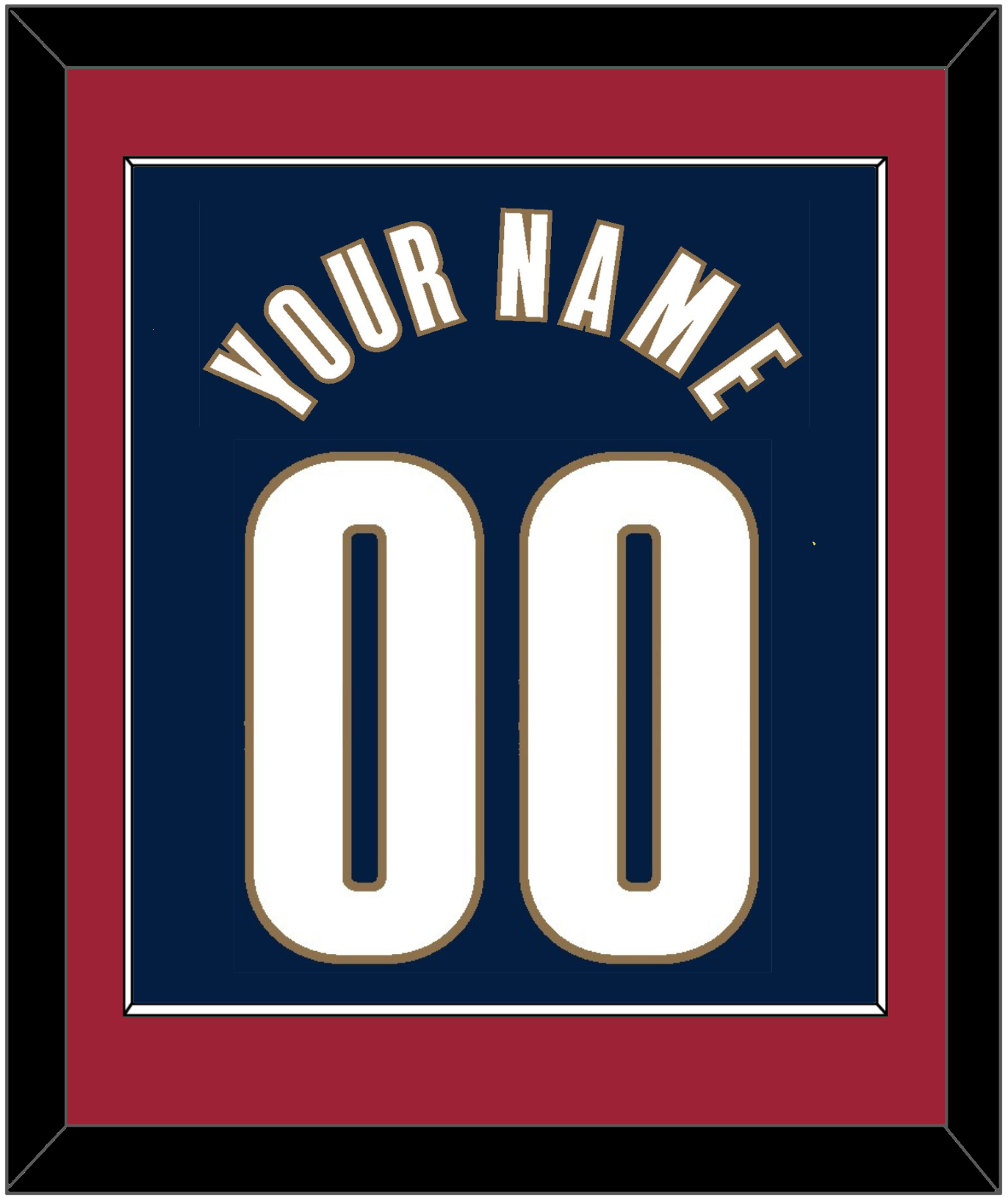 Cleveland Name & Number - Alternate Blue (2005-2010) - Essential Tier 2