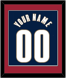 Cleveland Name & Number - Alternate Blue (2005-2010) - Single Mat 2