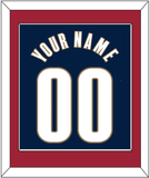 Cleveland Name & Number - Alternate Blue (2005-2010) - Single Mat 2