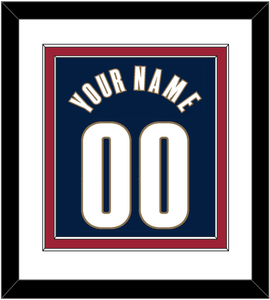 Cleveland Name & Number - Alternate Blue (2005-2010) - Double Mat 1