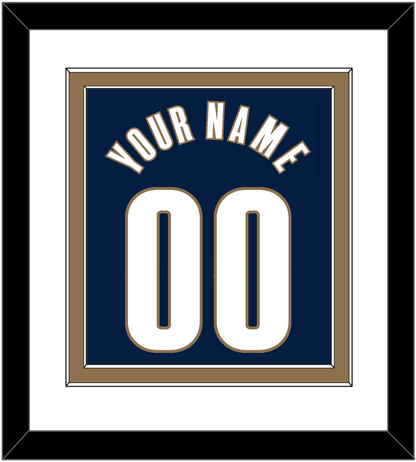 Cleveland Name & Number - Alternate Blue (2005-2010) - Signature Tier 2