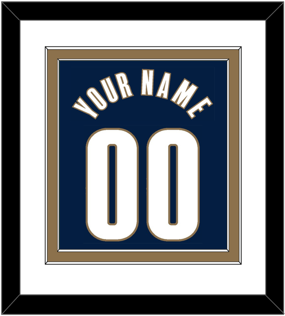 Cleveland Name & Number - Alternate Blue (2005-2010) - Double Mat 2