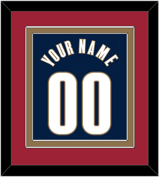 Cleveland Name & Number - Alternate Blue (2005-2010) - Signature Tier 3