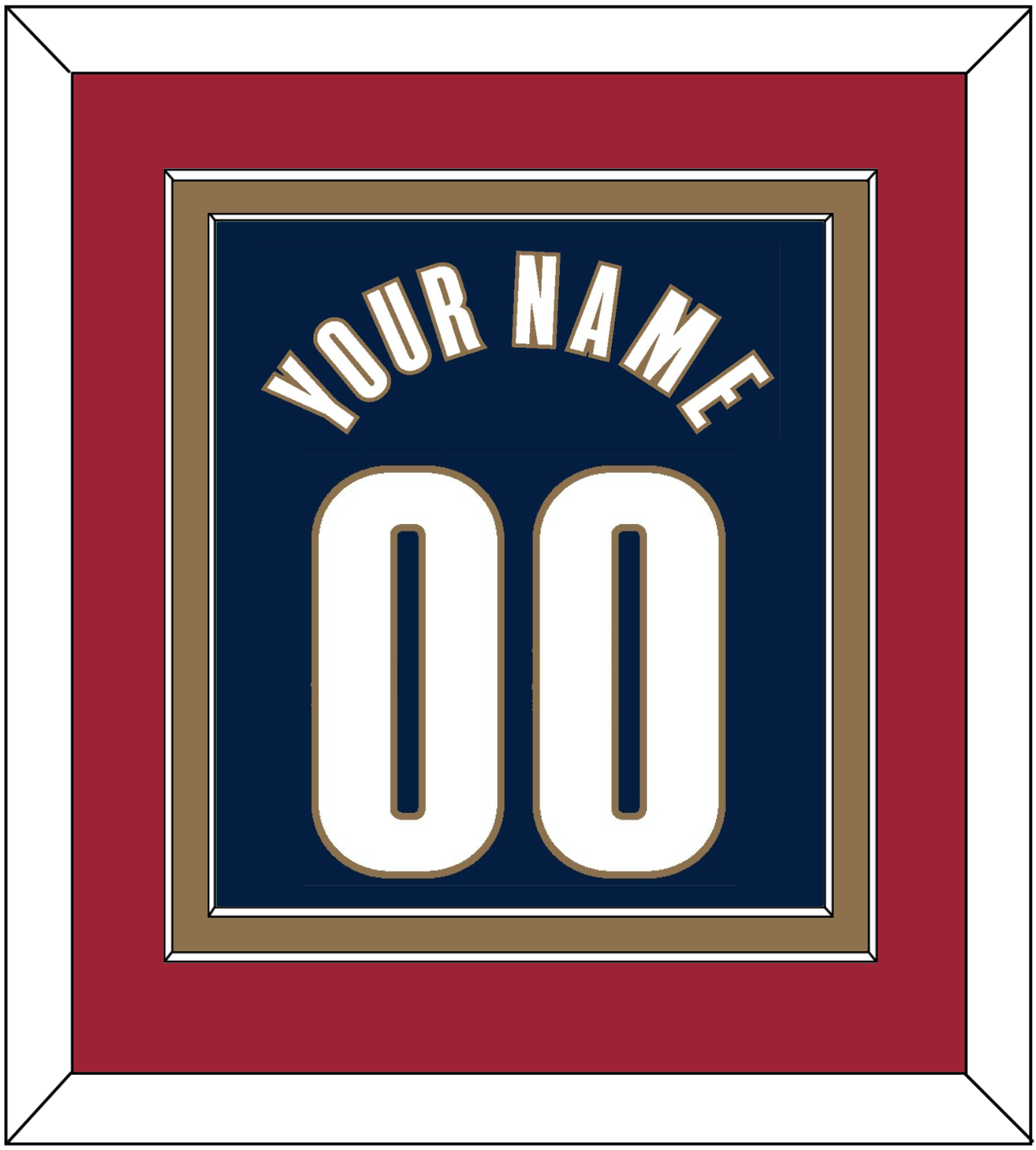 Cleveland Name & Number - Alternate Blue (2005-2010) - Signature Tier 3