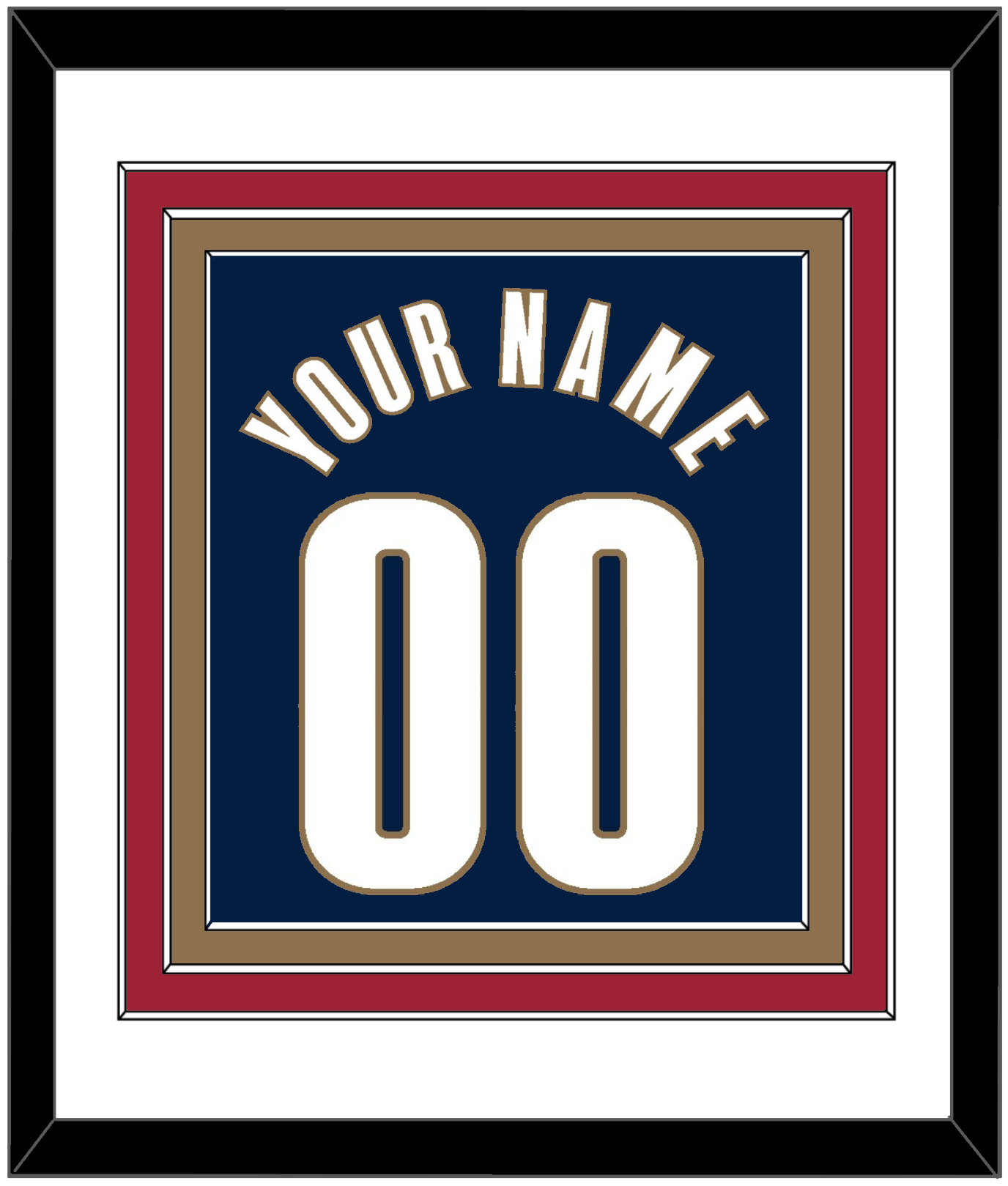 Cleveland Name & Number - Alternate Blue (2005-2010) - Premier Tier 1