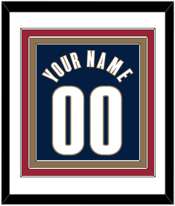 Cleveland Name & Number - Alternate Blue (2005-2010) - Triple Mat 1