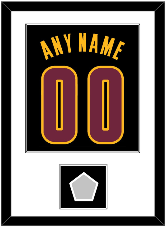 Cleveland Name & Number With Finals Patch - Black Pride (2015-2017) - Essential Tier 1