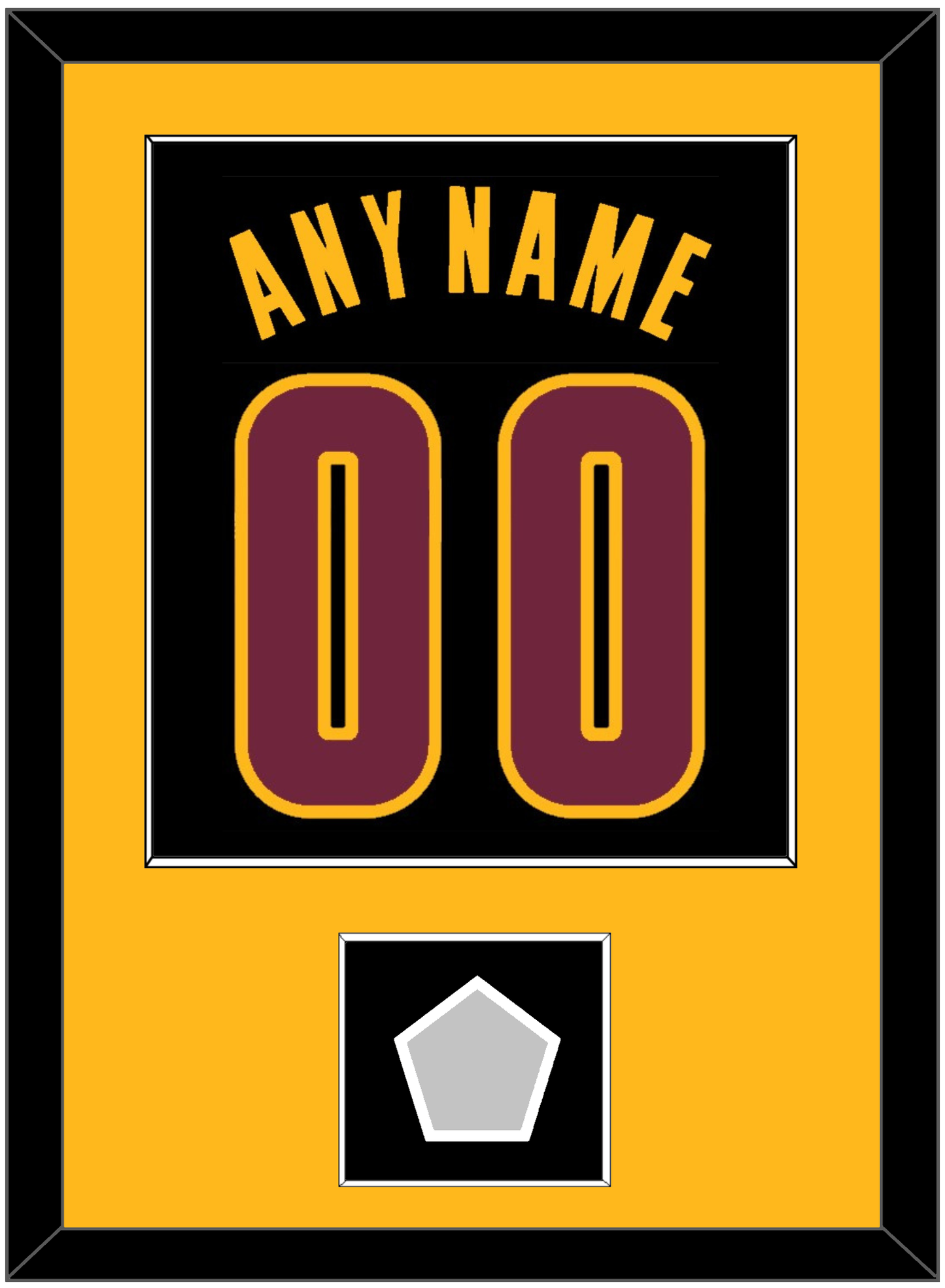 Cleveland Name & Number With Champions Patch - Black Pride (2015-2017) - Essential Tier 2