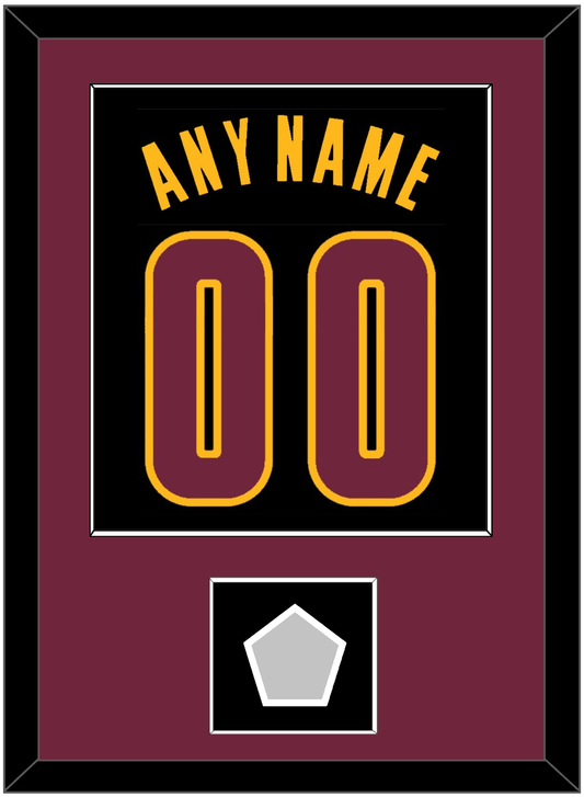 Cleveland Name & Number With Finals Patch - Black Pride (2015-2017) - Essential Tier 3