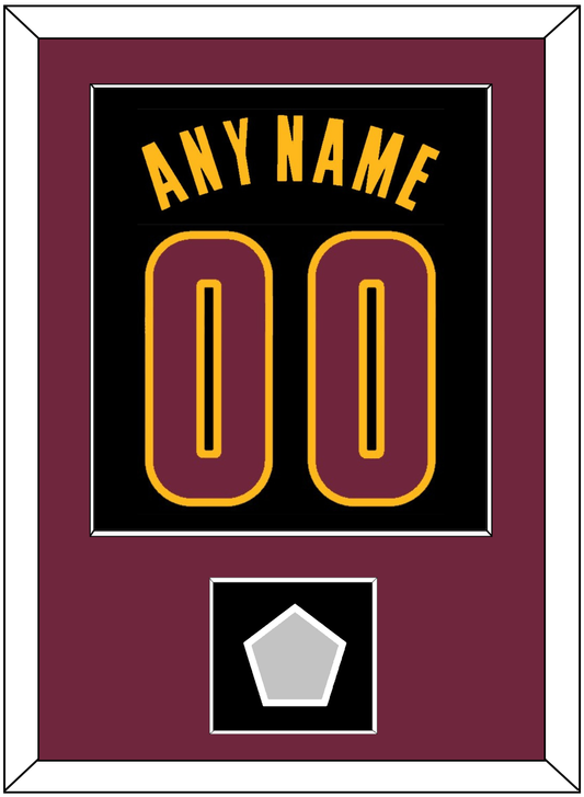 Cleveland Name & Number With Finals Patch - Black Pride (2015-2017) - Essential Tier 3