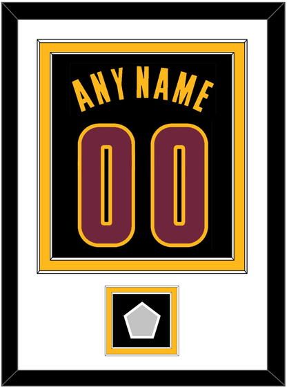 Cleveland Name & Number With Finals Patch - Black Pride (2015-2017) - Signature Tier 1