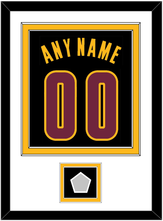Cleveland Name & Number With Finals Patch - Black Pride (2015-2017) - Signature Tier 1