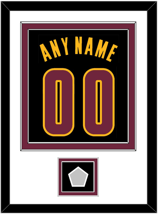 Cleveland Name & Number With Finals Patch - Black Pride (2015-2017) - Signature Tier 2