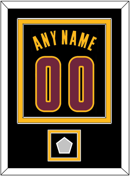 Cleveland Name & Number With Champions Patch - Black Pride (2015-2017) - Signature Tier 3