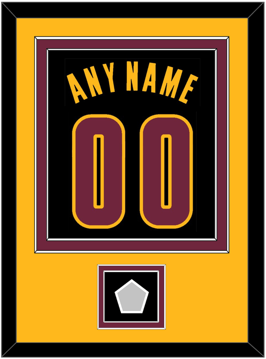 Cleveland Name & Number With Champions Patch - Black Pride (2015-2017) - Signature Tier 5
