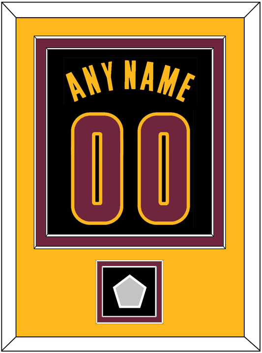 Cleveland Name & Number With Champions Patch - Black Pride (2015-2017) - Signature Tier 5