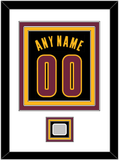 Cleveland Name & Number With Champions Patch - Black Pride (2015-2017) - Triple Mat 1