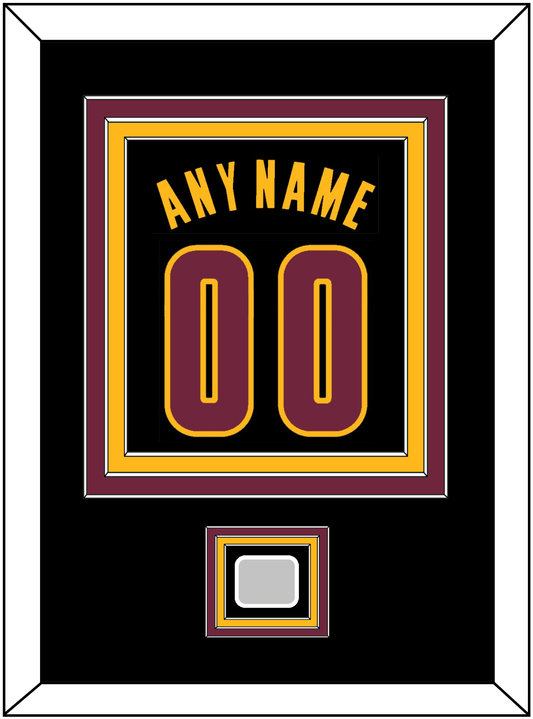 Cleveland Name & Number With Champions Patch - Black Pride (2015-2017) - Premier Tier 2