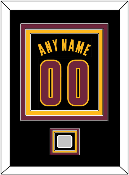 Cleveland Name & Number With Finals Patch - Black Pride (2015-2017) - Premier Tier 2