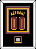 Cleveland Name & Number With Champions Patch - Black Pride (2015-2017) - Triple Mat 2