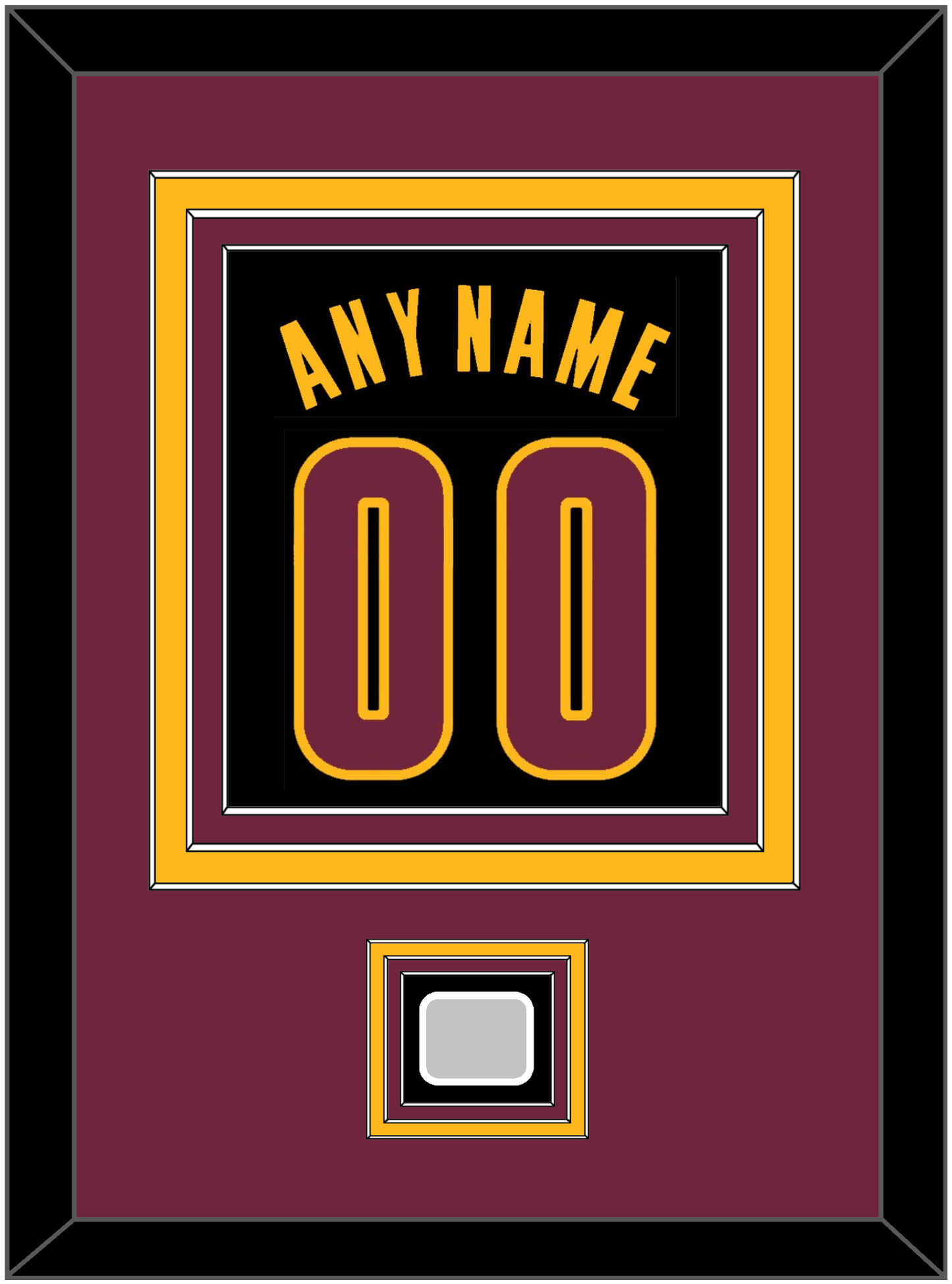 Cleveland Name & Number With Champions Patch - Black Pride (2015-2017) - Premier Tier 3