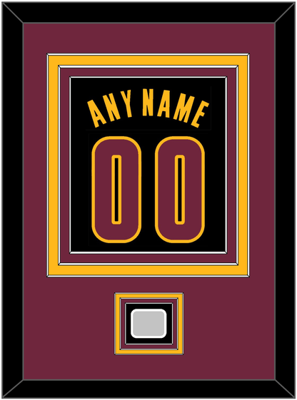 Cleveland Name & Number With Finals Patch - Black Pride (2015-2017) - Premier Tier 3