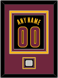 Cleveland Name & Number With Champions Patch - Black Pride (2015-2017) - Triple Mat 3