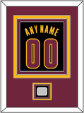 Cleveland Name & Number With Champions Patch - Black Pride (2015-2017) - Triple Mat 3