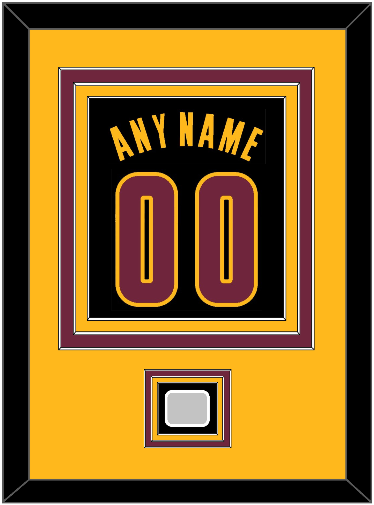 Cleveland Name & Number With Finals Patch - Black Pride (2015-2017) - Premier Tier 4