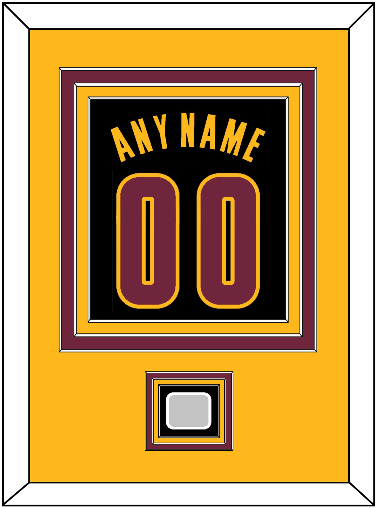 Cleveland Name & Number With Finals Patch - Black Pride (2015-2017) - Premier Tier 4