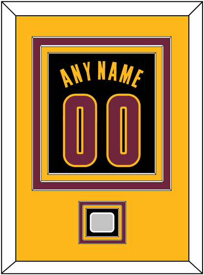 Cleveland Name & Number With Finals Patch - Black Pride (2015-2017) - Premier Tier 4