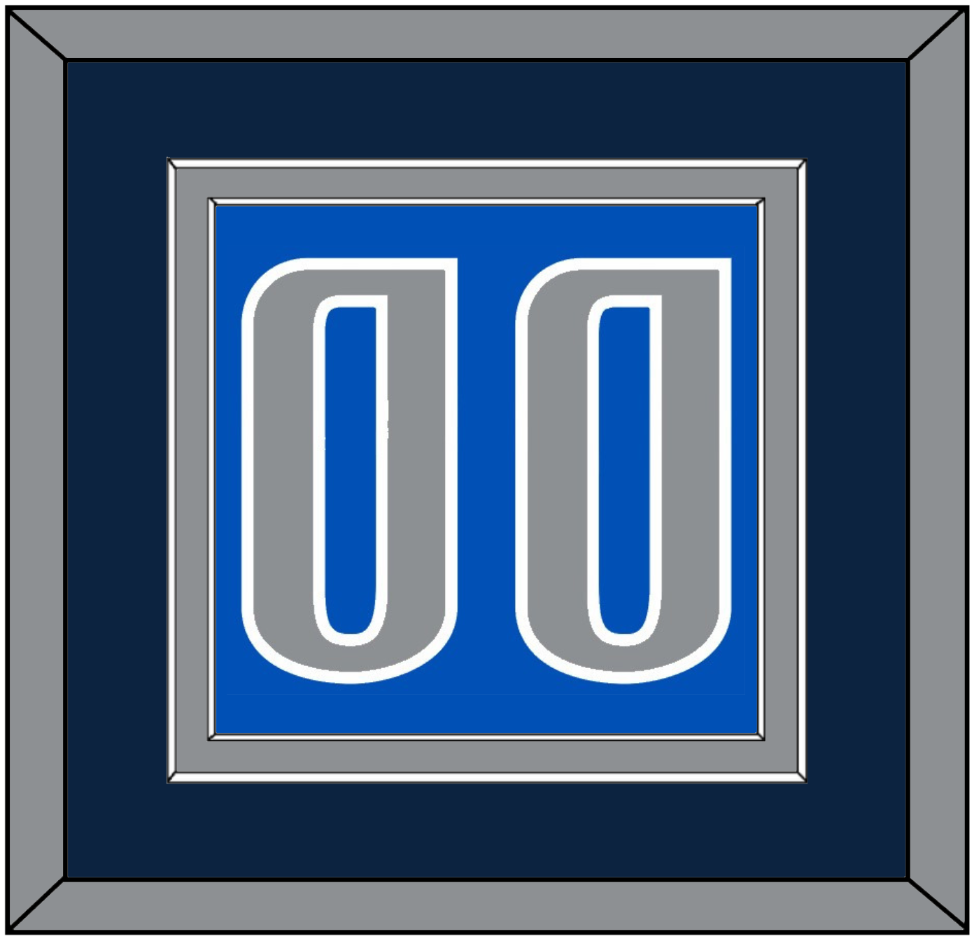 Dallas Number - Blue Icon - Signature Tier 2