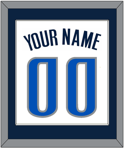 Dallas Name & Numbers - White Association - Essential Tier 2