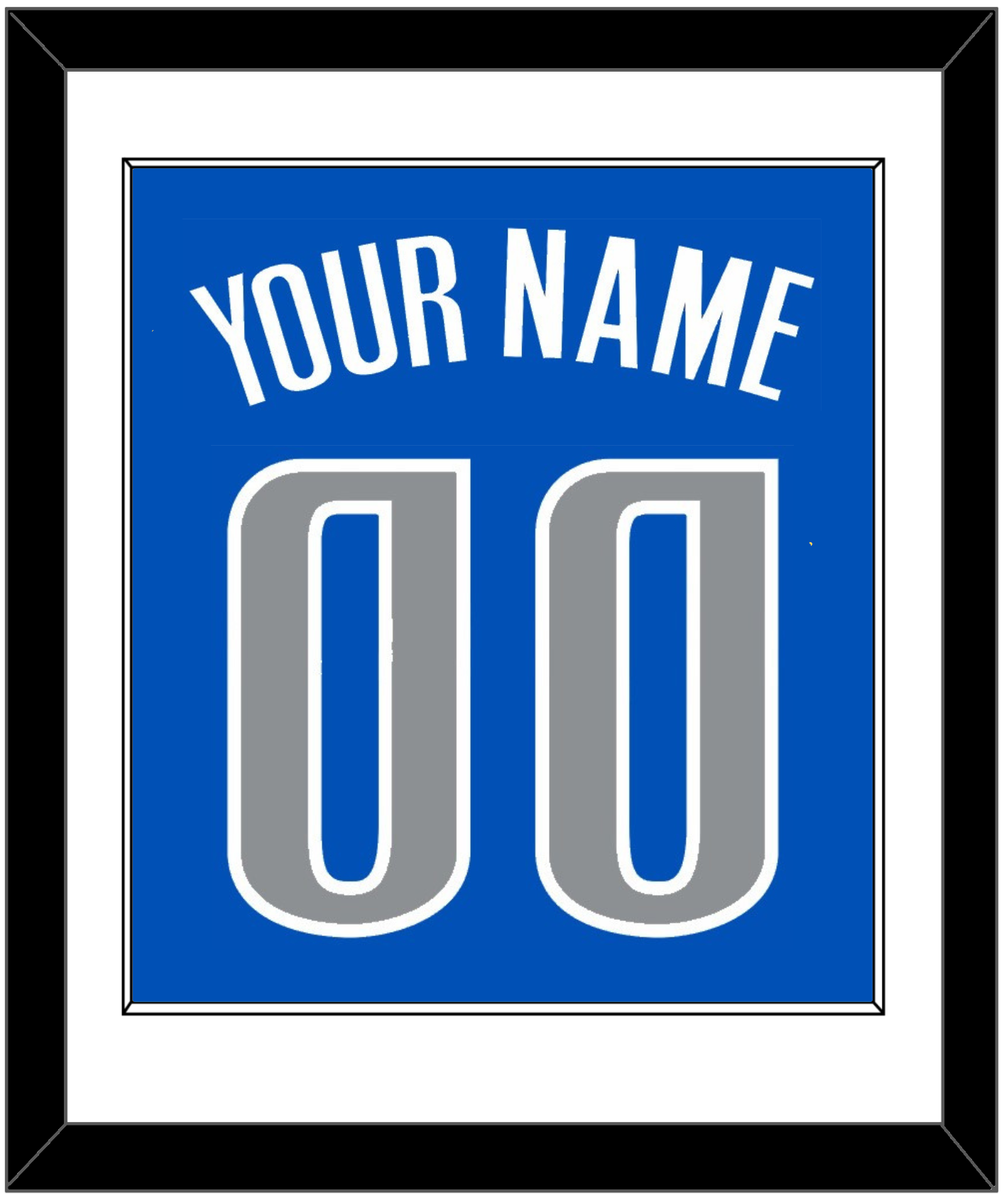 Dallas Name & Number - Blue Icon - Essential Tier 1