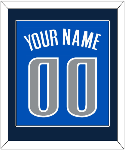 Dallas Name & Number - Blue Icon - Essential Tier 2