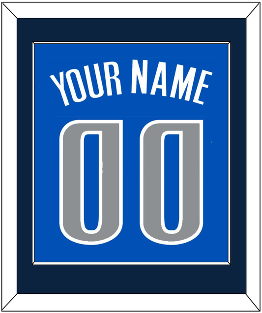 Dallas Name & Number - Blue Icon - Essential Tier 2