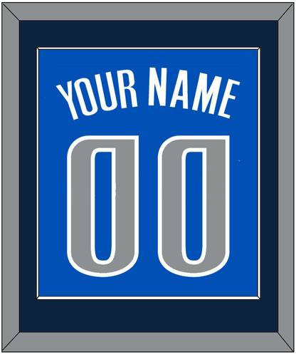 Dallas Name & Number - Blue Icon - Essential Tier 2