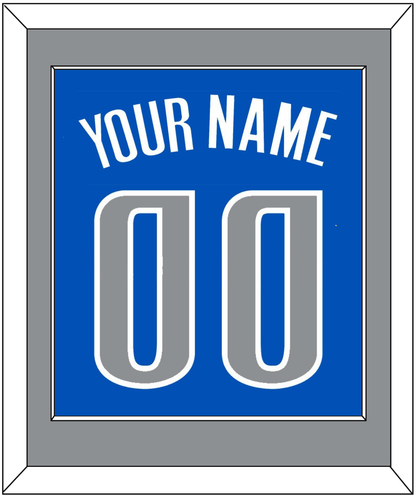 Dallas Name & Number - Blue Icon - Essential Tier 3