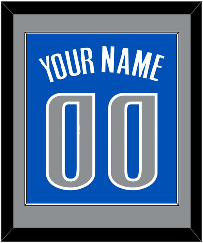 Dallas Name & Number - Blue Icon - Essential Tier 3