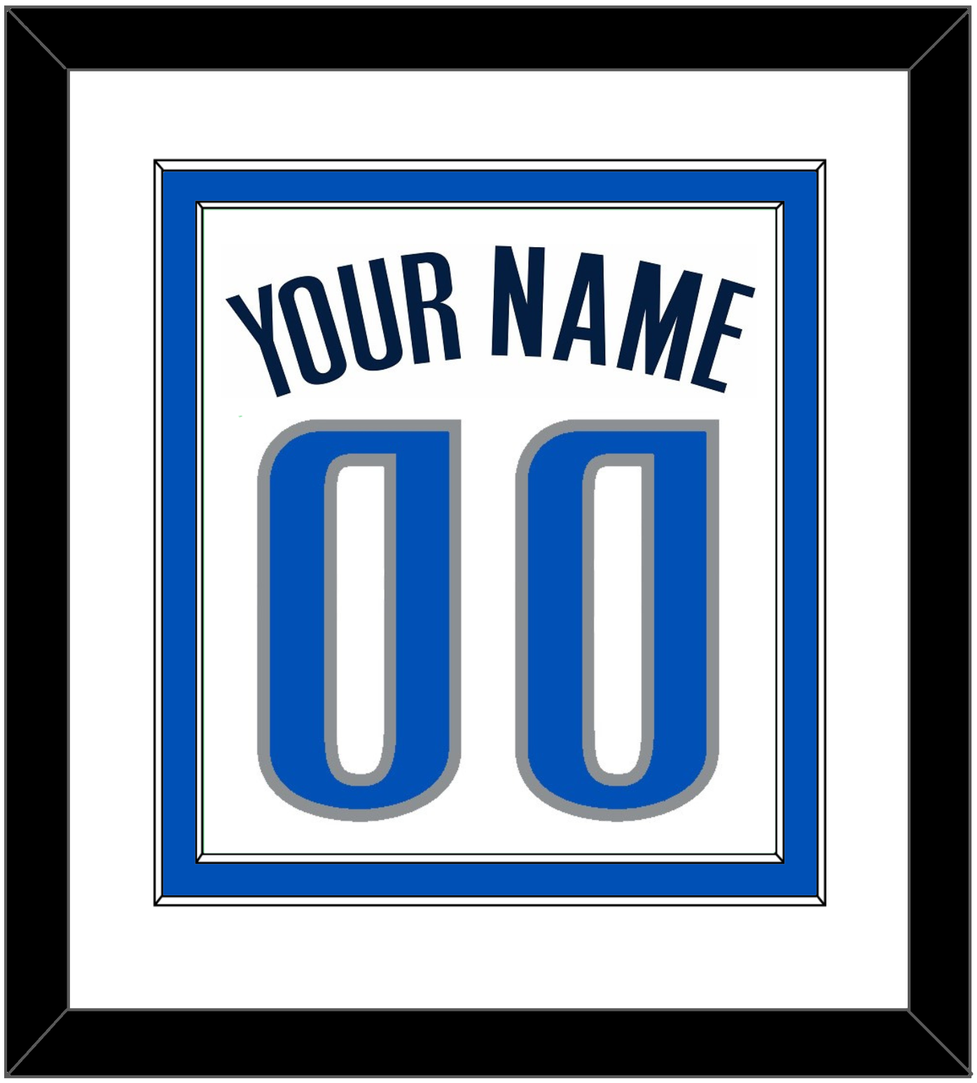 Dallas Name & Number - Home White (2001-2017) - Signature Tier 1