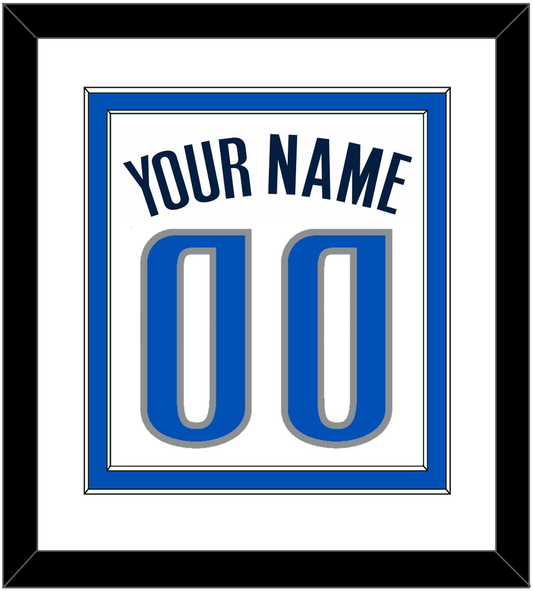 Dallas Name & Number - White Association - Signature Tier 1