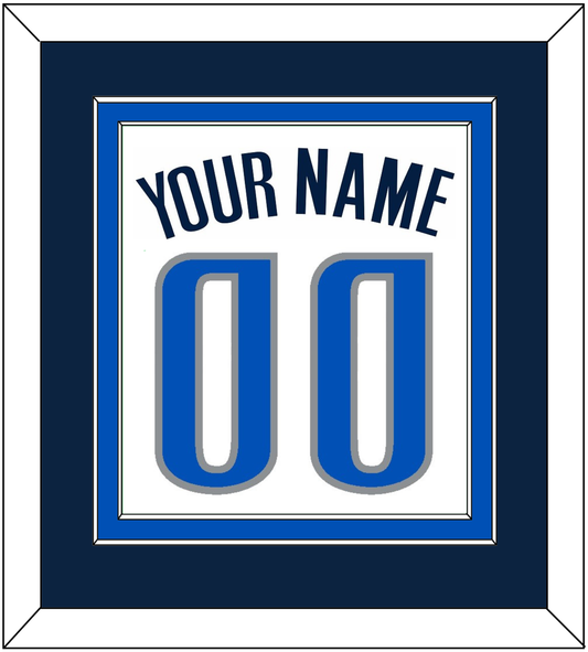 Dallas Name & Number - Home White (2001-2017) - Signature Tier 2