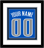 Dallas Name & Number - Blue Icon - Double Mat 1