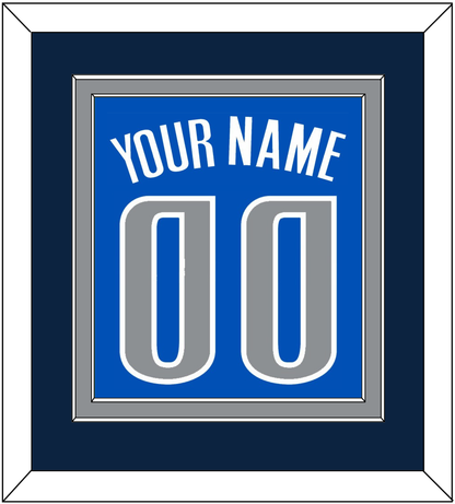 Dallas Name & Number - Blue Icon - Signature Tier 2