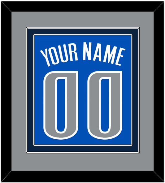 Dallas Name & Number - Blue Icon - Signature Tier 3
