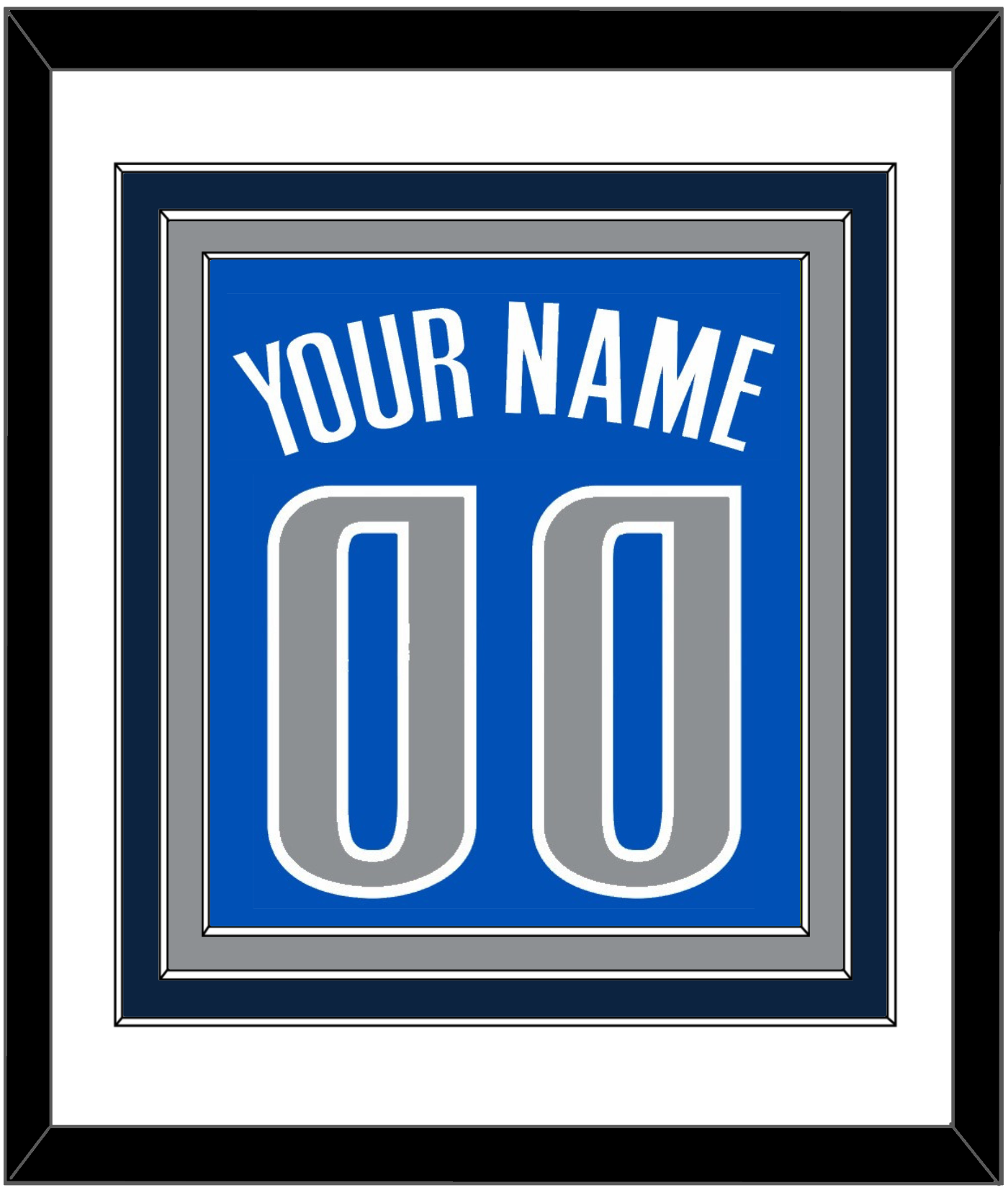 Dallas Name & Number - Road Blue (2010-2017) - Premier Tier 1