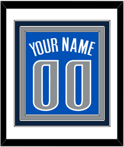 Dallas Name & Number - Blue Icon - Triple Mat 1