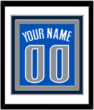 Dallas Name & Number - Blue Icon - Triple Mat 1