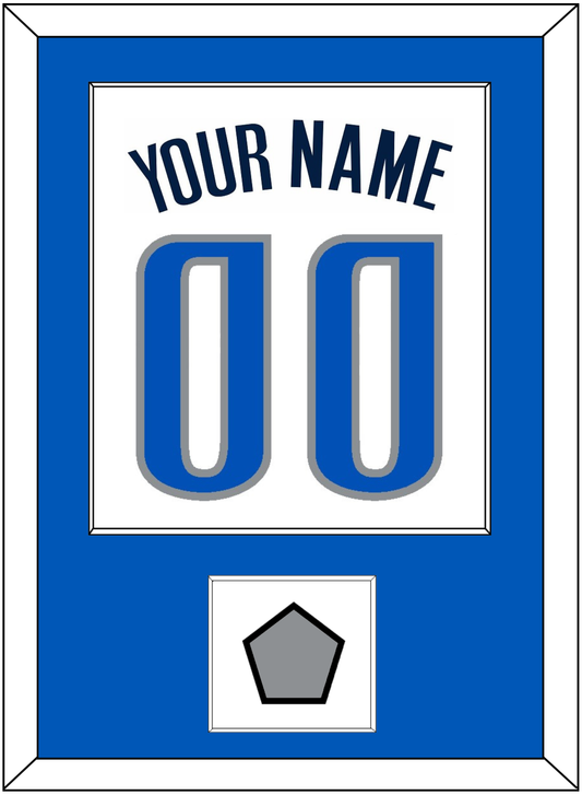 Dallas Name & Number With Finals Patch - Home White (2001-2017) - Essential Tier 1
