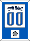 Dallas Name & Number With Finals Patch - Home White (2001-2017) - Single Mat 1
